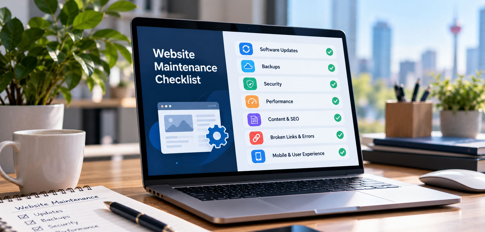 The One Piece IT Checklist for Maintaining Business Websites